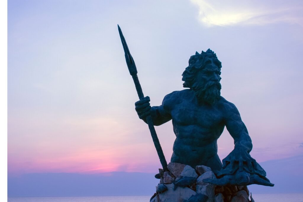 Estátua de Poseidon.